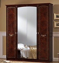 Шкаф четырёхдверный "ИРИНА"  2 с зеркалами (1750*600*2145)