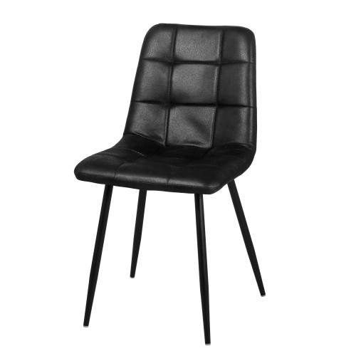 Барный стул чили 46х53х111 5см серый черный искусственная кожа