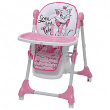 Стульчик для кормления Polini Disney baby 470 Кошка Мари, розовый
