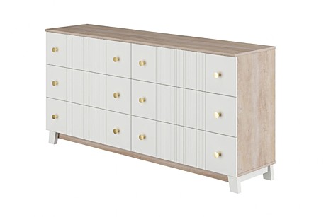 Ланзетти - Комод 6 ящиков (422*1734*841)