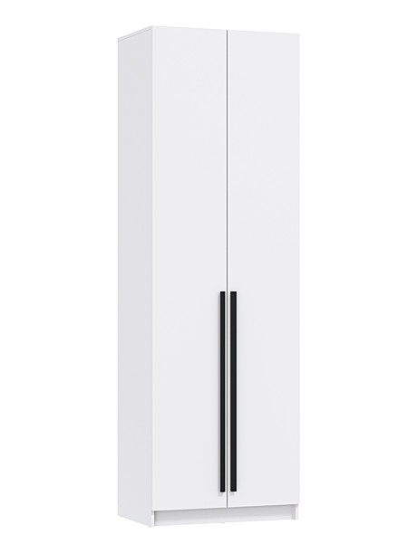 Шкаф для одежды 67.17 Брандо (2-х дв.) белый  (2380*1600*526)