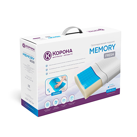 Подушка Мемори Фреш в коробке (60*40*13)