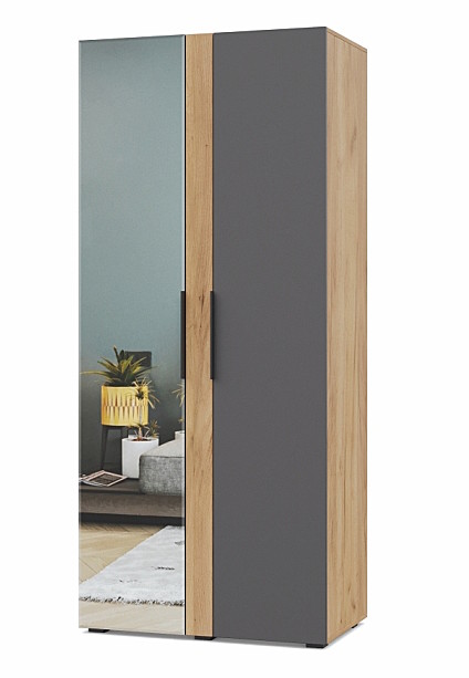 Шкаф Пандора 2-х створчатый с зеркалом П22 (2080*900*520)