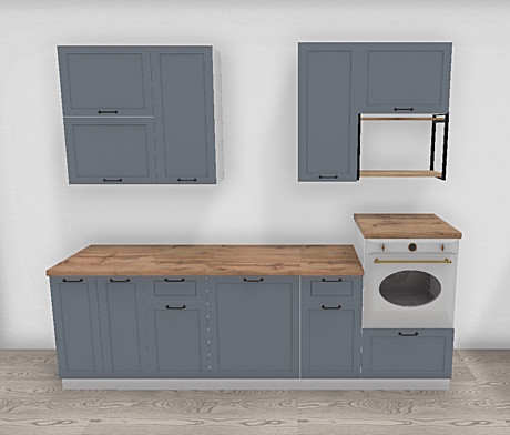 Кухня Квадро черника 2,6 м