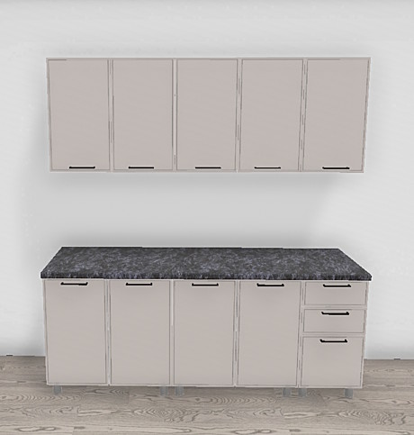 Кухня Магнолия 2м Кашемир