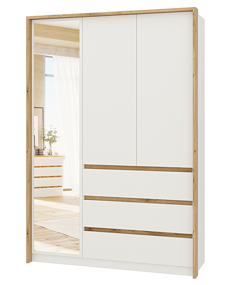 НКМ Дубай сек №10 Шкаф 3-х створ.